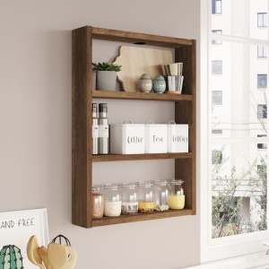 Polc, Pr1, dió, 43.2x60x9 cm