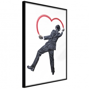 Poszter fekete kerettel, ""Vandal Heart"", 30x45 cm
