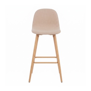 Scaun bar Bella, Bej, 41.5x49x98 cm - Img 4