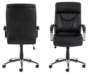 Scaun de birou Benson, Negru, 120x64.5x83 cm - Img 3