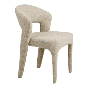 Scaun dining Belmont, Nisip, 61x57x79 cm