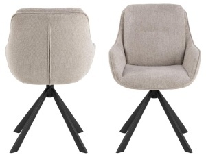 Scaun dining Carrie, Maro, 87.5x58.5x64 cm - Img 4