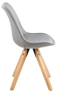 Scaun dining Dima V1, Gri, 85x48.5x55 cm - Img 7