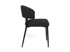 Scaun dining Edina V1, Gri, 77x56x55 cm - Img 5