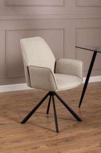 Scaun dining Glenda, Bej, 88.5x61x63 cm - Img 2