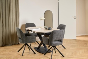 Scaun dining Graham V1, Gri, 87x59x62 cm