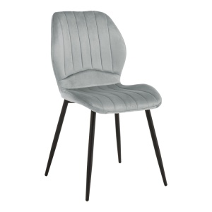 Scaun dining Jelour V1, Gri, 54.5x55x84.5 cm