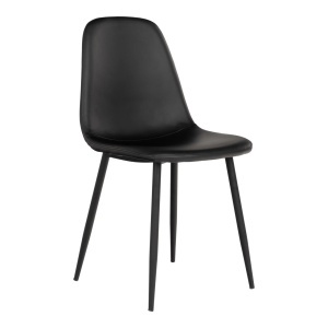 Scaun dining Stockholm, Negru, 54x44x88 cm - Img 5