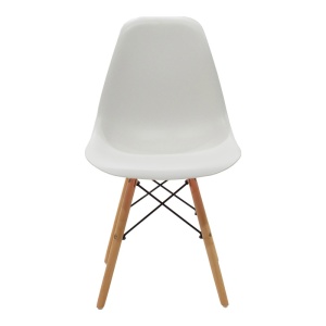Scaun Julita, Alb, 46x52x81 cm - Img 4