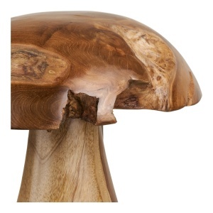 Set 2 piese Decoratiuni tip ciuperci Kodi, Natural, 35x35x35 cm - Img 3