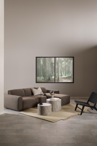 Set 2 piese Masute de cafea Dice, Gri, 40x58x58 cm - Img 4