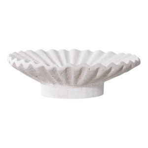 Set 2 piese Suporturi pentru lumanari, Alb, 21.5x21.5x7.3 cm
