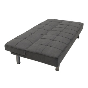 Set dormitor studenti canapea, comoda TV si masuta de cafea, 3 buc, Travis Boho, Antracit, 175x83x74 cm - Img 4