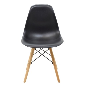 Set mobilier studenti masa si scaune dining, 3 buc, Relish, Negru, 80x80x73 cm - Img 7