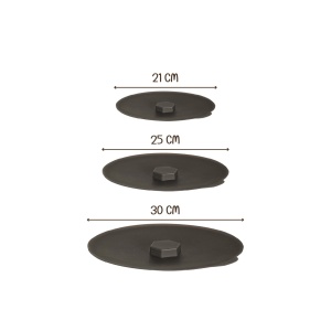 Szilikon fedél szett, 3Boytncrkpk, antracit, 30x30x1 cm, 3 db-os - Img 3