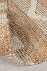 Szőnyeg, Flair Rugs, Medina, natúr/elefántcsont, juta, 200x290 cm - Img 3