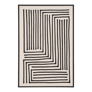 Tablou pe panza Lipari, Negru, 3x60x90 cm - Img 3