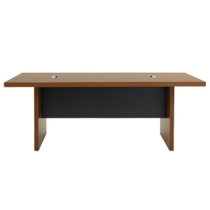 Tárgyalóasztal Oscar, 5 cm, dió - antracit, 240x120x76 cm - Img 3