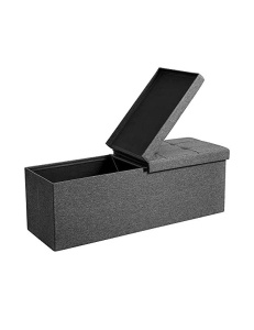 Tároló doboz, Songmics, LSF76GYZ, szürke, 300 Kg, 110 x 38 x 38 cm