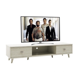 TV-szekrény, Firenze, Fehér - Bézs