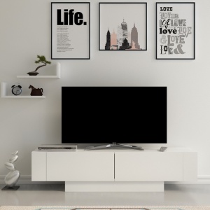 TV-szekrény, Matera, Fehér - Img 2