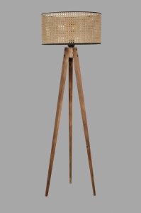 Állólámpa, Tripod, barna