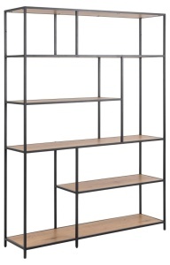 Biblioteca Seaford, Natural, 185x135x35 cm - Img 2