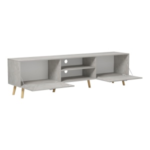 Comoda TV, Gorna, Pako, Bej 180x35x48.6 cm - Img 2