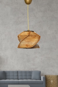 Csillár SP207, barna, 75x20x20 cm