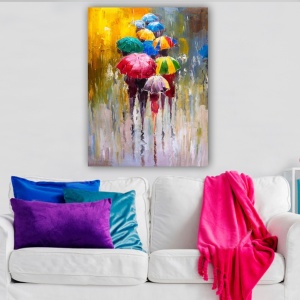 Festmény 613776053, Multicolor, 70x100 cm