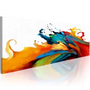 Festmény Colorful Storm, 135x45 cm