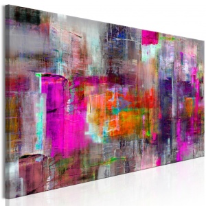 Festmény, Flowers and Butterflies, 100x50 cm