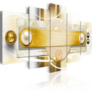Festmény Gold frigidity, 200x100 cm