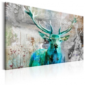 Festmény Green Deer, 120x80 cm