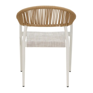 Fotel, Elation, Pako World, fehér, rattan, 56x52x76 cm - Img 5