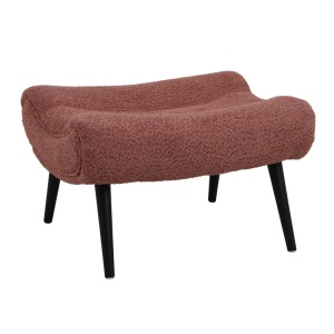 Fotel puff Silla, Pako World, rózsaszín, 68x58x40 cm - Img 1
