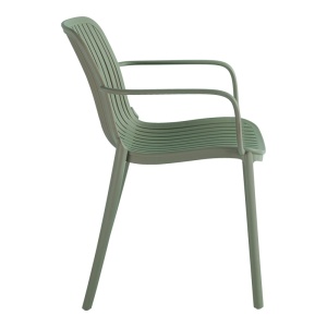 Fotoliu suprapozabil Teragi, Verde masliniu, 57x59x82 cm - Img 3