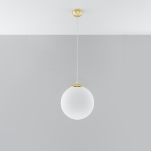 Függőlámpa, Ugo, arany, 30x30x120 cm - Img 2