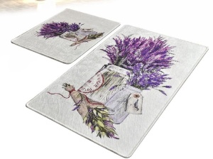 Fürdőszobai szőnyeg szett 2 db, Purpura