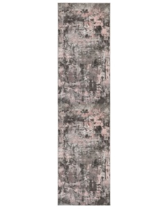 Futószőnyeg, Wonderlust, Flair Rugs, szürke/rózsaszín, 80X300 cm - Img 2
