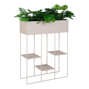 Jardiniera etajata pentru plante Planter, Nisip, 60x25x80 cm - Img 2