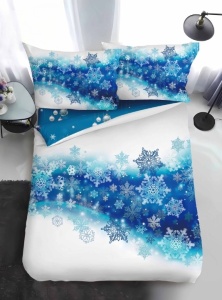 Karácsonyi egyszemélyes ágyneműhuzat Xmas V57, finom pamut (flanel)