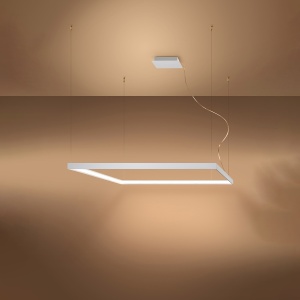 LED-es csillár, Nelya, 3000K, fehér, 110x110x150 cm - Img 3