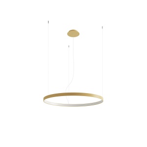LED-es csillár, Rio, 4000K, arany, 78x78x150 cm