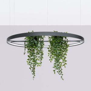 LED-es csillár, Rio Bio 110, 3000K, fekete, 110x110x200 cm - Img 2