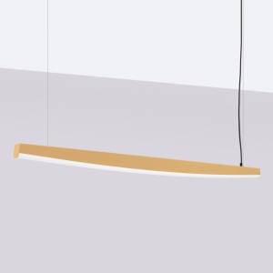LED-es függőlámpa 3000K, Jorun 150, arany, 150x3x210 cm - Img 2
