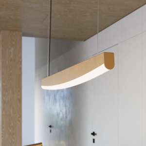 LED-es függőlámpa 4000K, Jorun 120, arany, 120x3x210 cm - Img 13