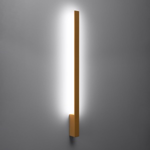 LED fali lámpa, Lahti, 4000K, arany, 4x6.5x90 cm - Img 3
