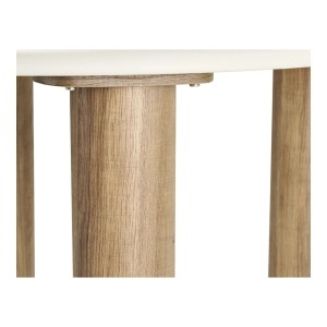 Masa dining Fondi, Nisip, 120x120x76 cm - Img 3