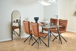 Masa dining Wicklow, Maro, 75x140x80 cm - Img 6
